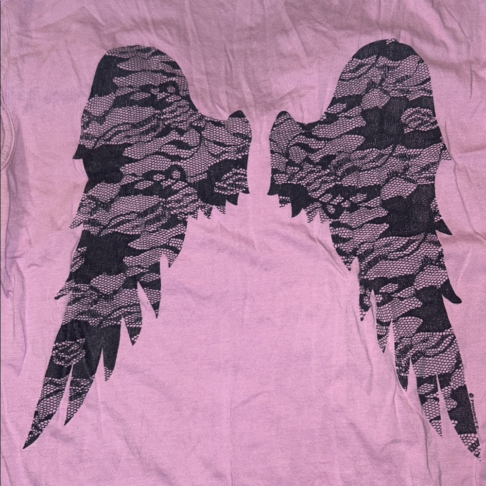 Purple project e vintage bow angel wings nightgown